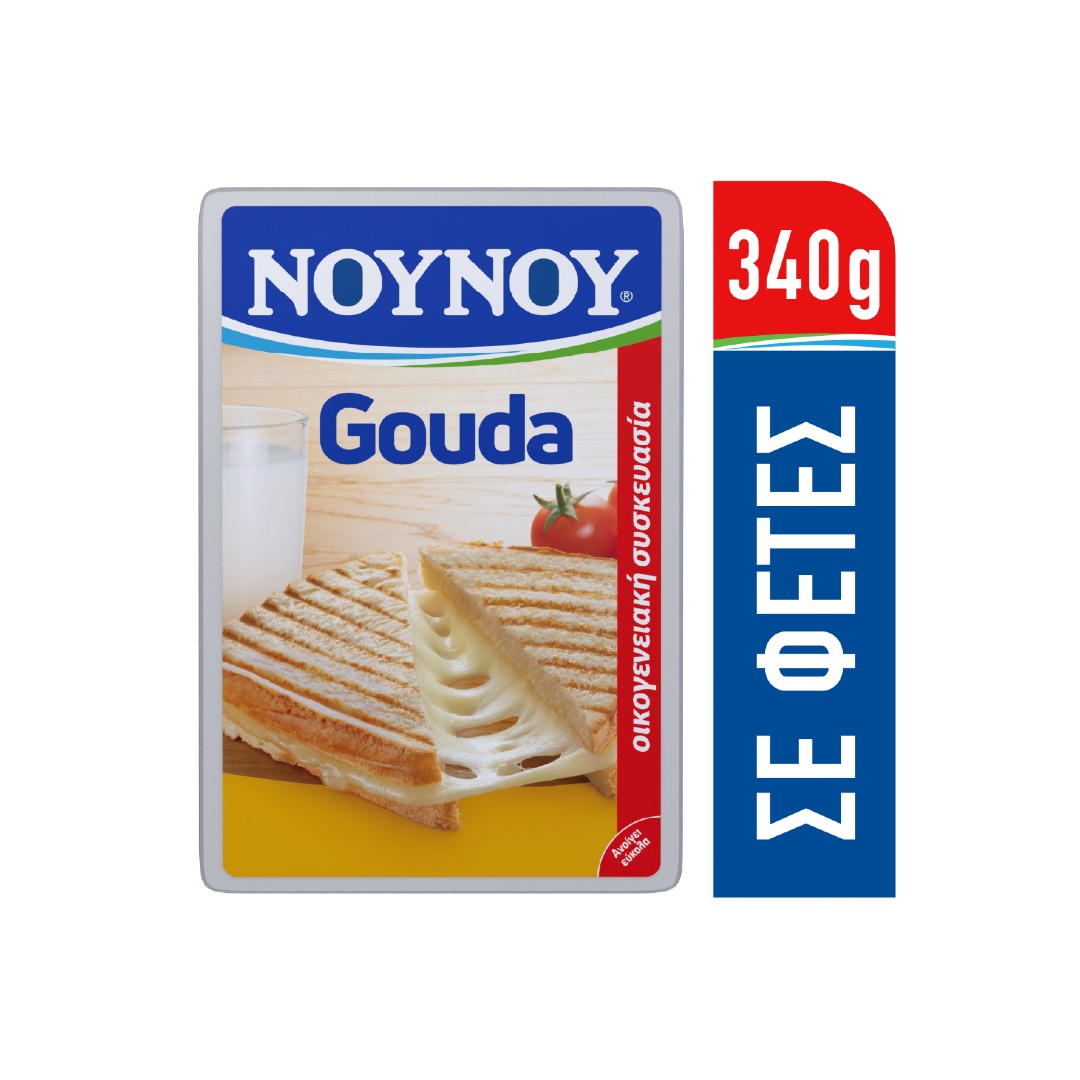 NOYNOY GOUDA ΣΕ ΦΕΤΕΣ 340ΓΡ