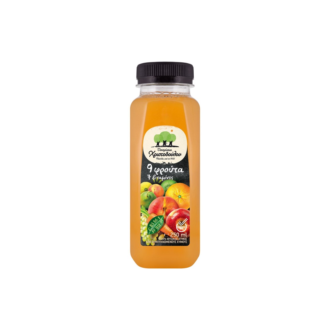 ΟΙΚ.ΧΡΙΣΤΟΔΟΥΛΟΥ ΧΥΜΟΣ 9ΦΡ.7ΒΙΤΑΜ.250ML