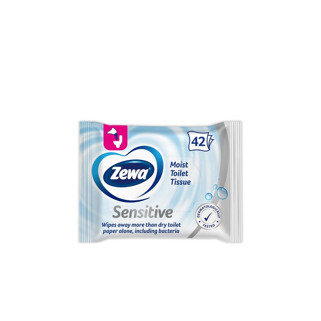 ZEWA Χ.ΥΓΕΙΑΣ ΥΓΡΟΜΑΝΤΗΛΑ SENSITIVE MOIST 42Τ