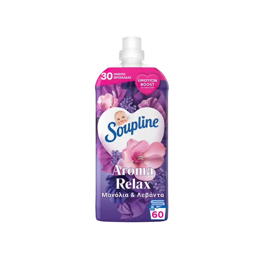 SOUPLINE AROMA ΜΑΝΟΛΙΑ & ΛΕΒΑΝΤΑ 60ΜΕΖ 1,26L