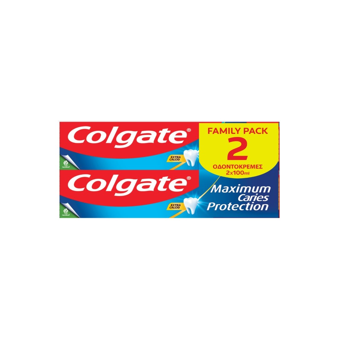 COLGATE ΟΔ/ΜΑ PROT.CAR.FAMILY PACK 2*100ML