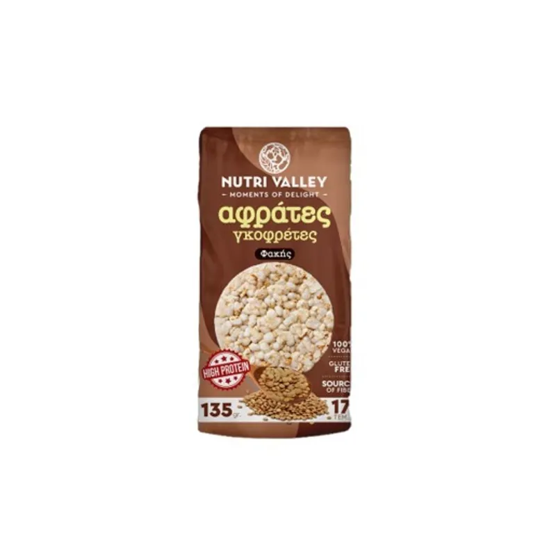 NUTRI VALLEY ΓΚΟΦΡΕΤΕΣ ΑΦΡΑΤΕΣ ΦΑΚΗΣ 135ΓΡ