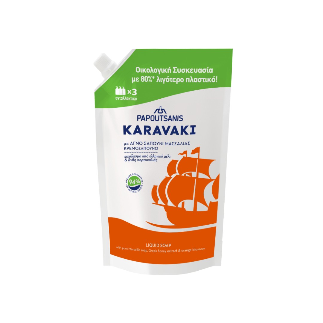 ΚΑΡΑΒΑΚΙ ΚΡΕΜ/ΝΟ ΑΝΤ/ΚΟ HONEY&ORANGE BLOS.900ML