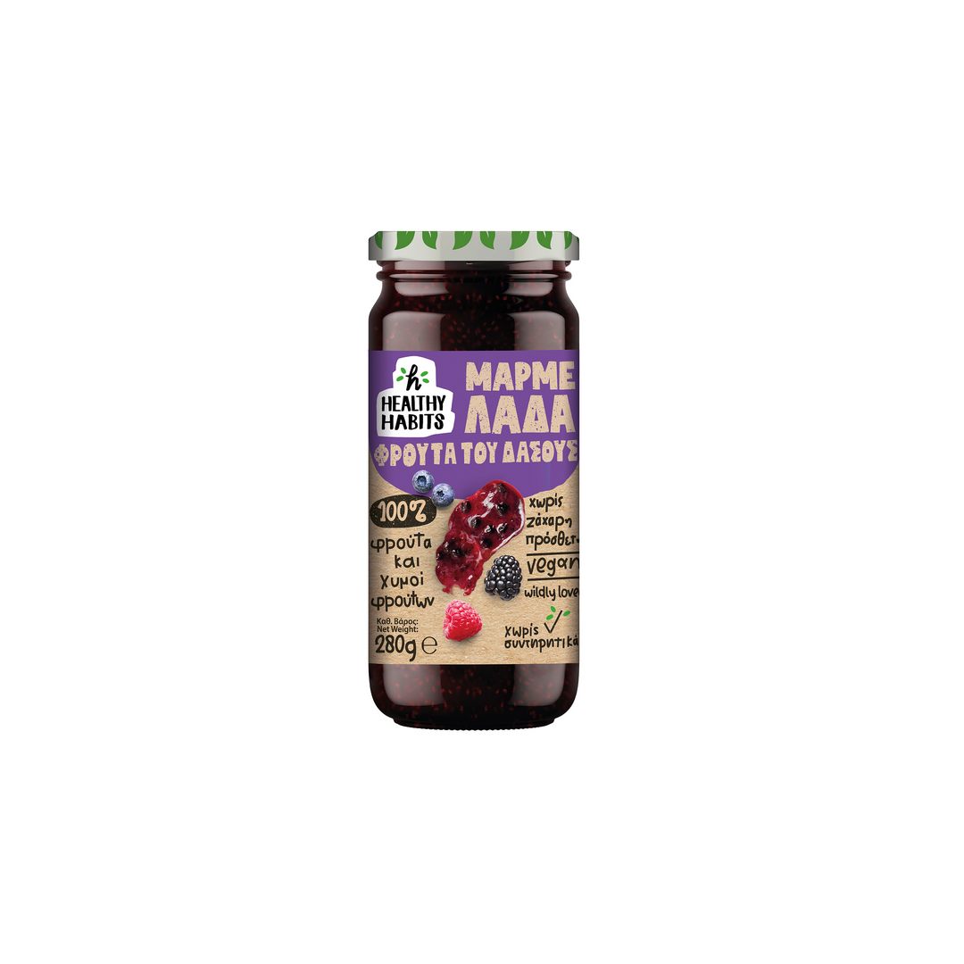 HEALTHY HABITS ΜΑΡΜΕΛΑΔΑ ΦΡΟΥΤΑ ΔΑΣΟΥΣ 280ΓΡ