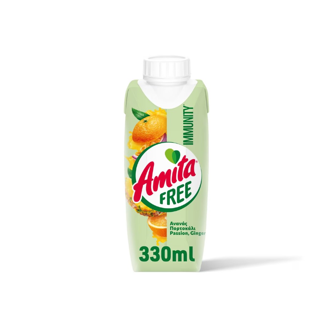 AMITA FREE IMMUNITY ANAN.ΠΟΡ.PAS.GIΝ 330ML