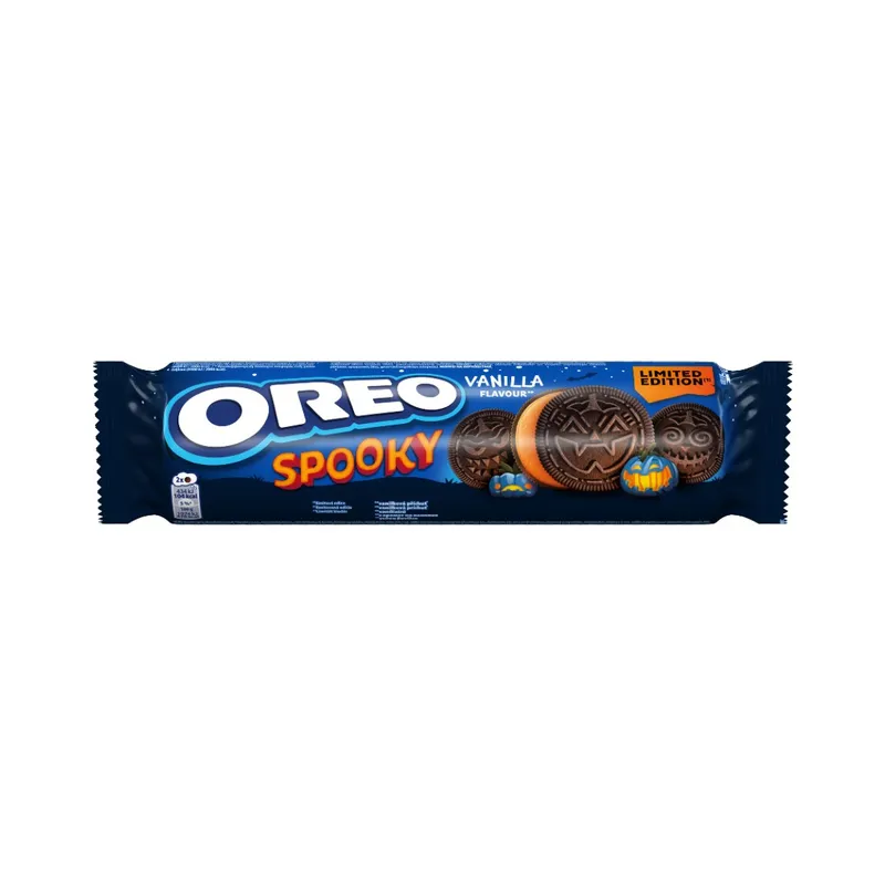 OREO ΜΠΙΣΚΟΤΟ HALLOWEEN ΒΑΝΙΛΙΑ 154ΓΡ
