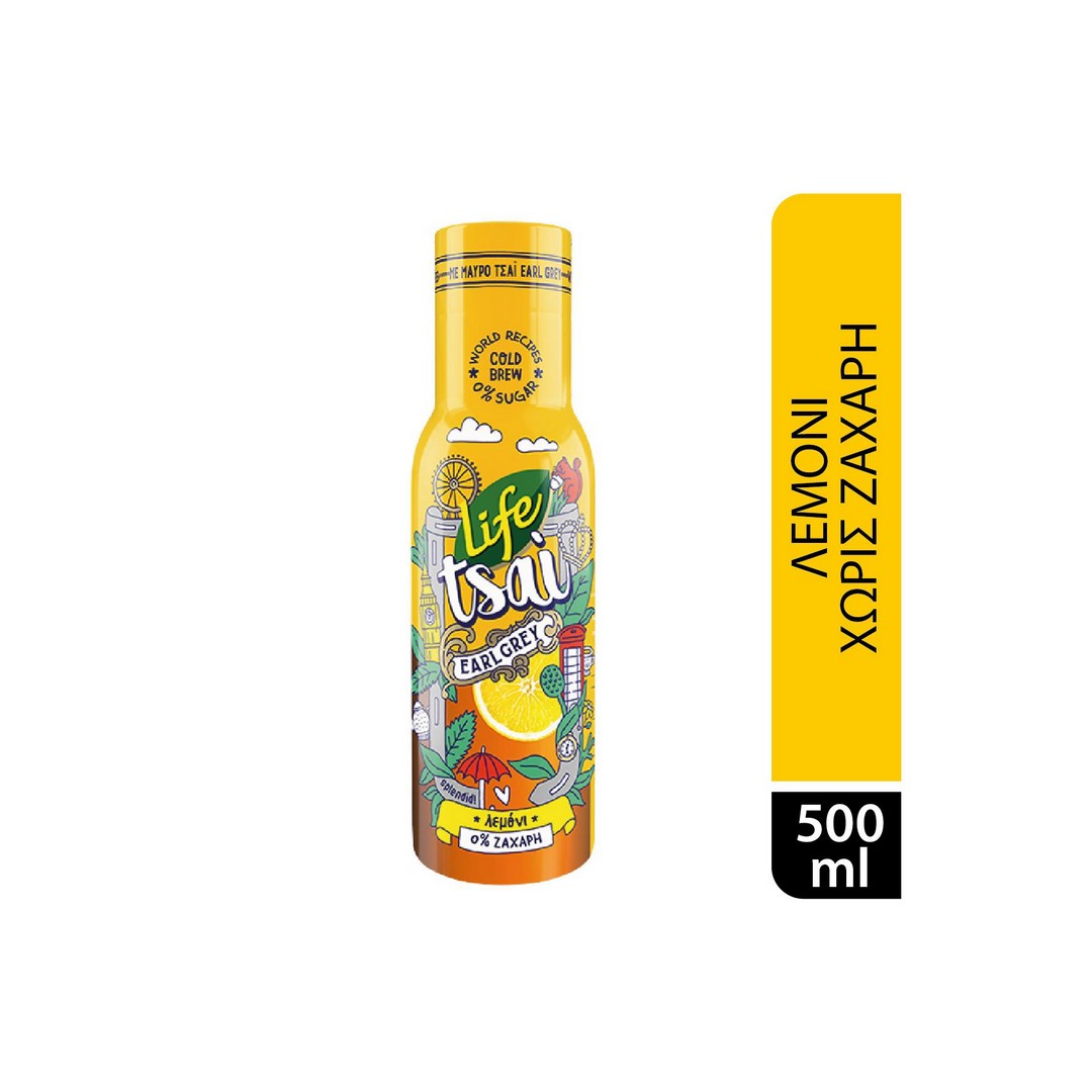 LIFE ΤΣΑΙ EARL GREY ΛΕΜΟΝΙ 500ML