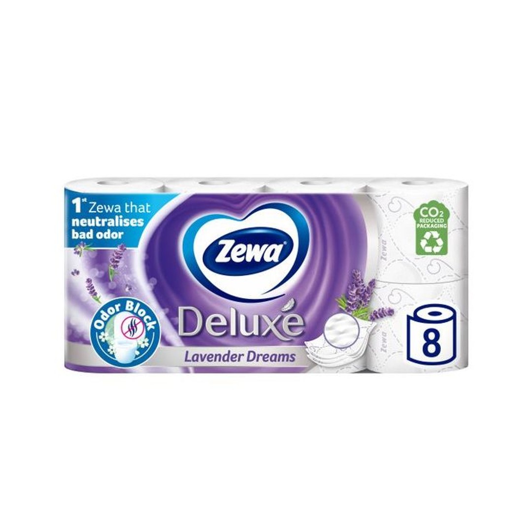 ZEWA Χ.ΥΓΕΙΑΣ DELUXE 8ΑΡΙ LAVENDER 704ΓΡ