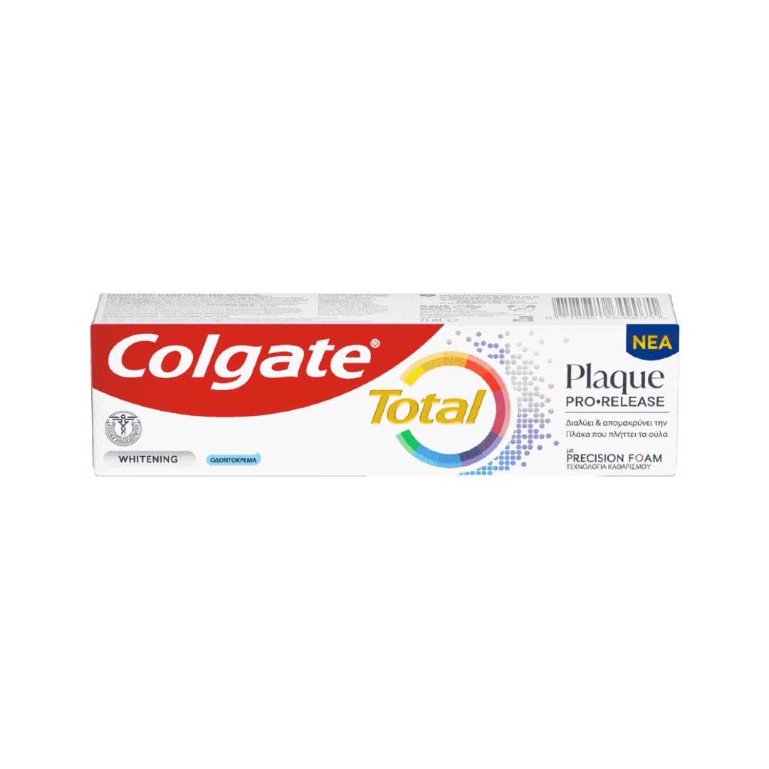 COLGATE ΟΔ/ΜΑ TOTAL PLAQUE WHITE 75ML