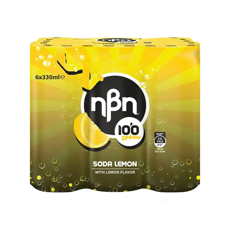 ΗΒΗ ΣΟΔΑ ΛΕΜΟΝΙ SLK ΚΟΥΤΙ 6*330ML
