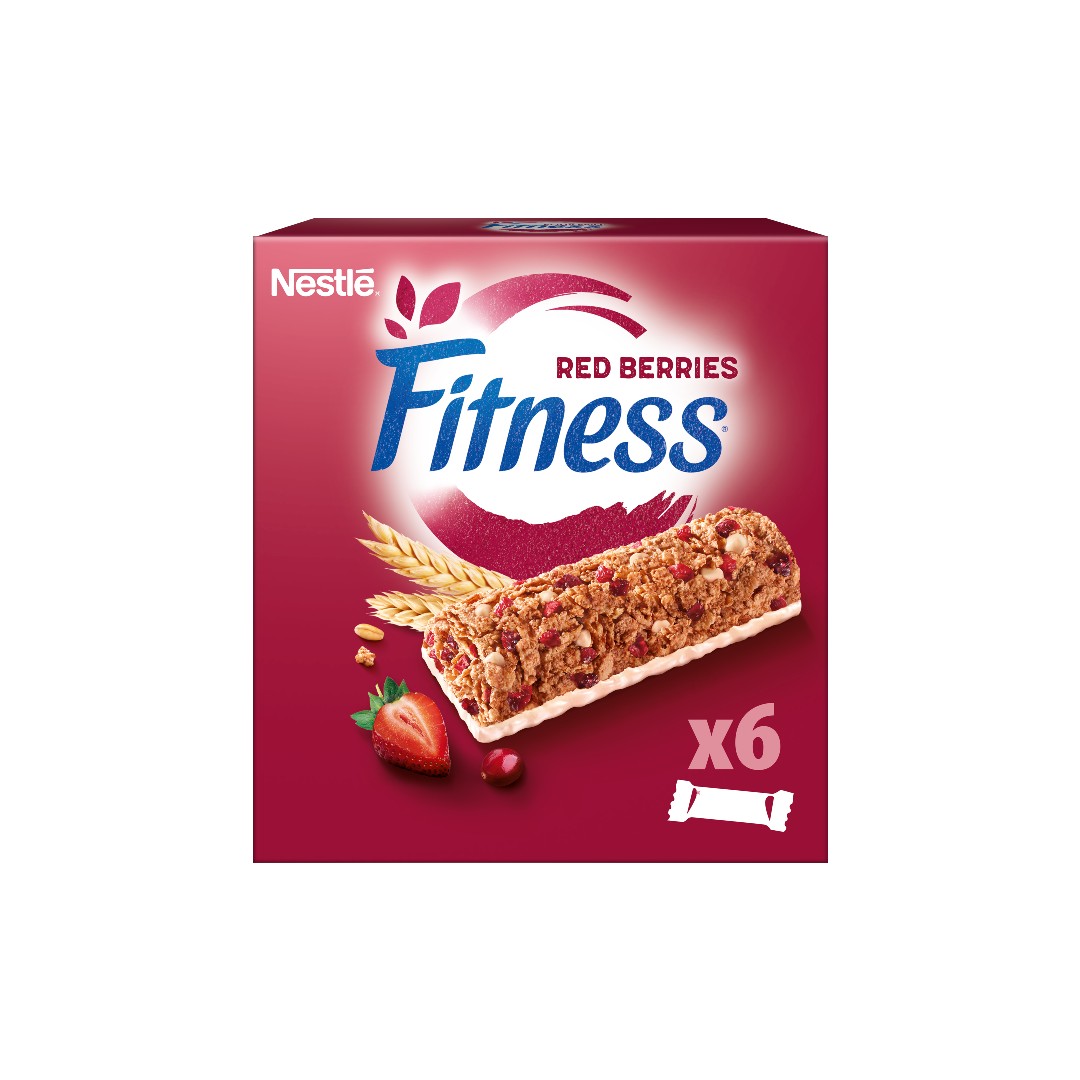 FITNESS BARS RED BERRIES 6*23.5ΓΡ