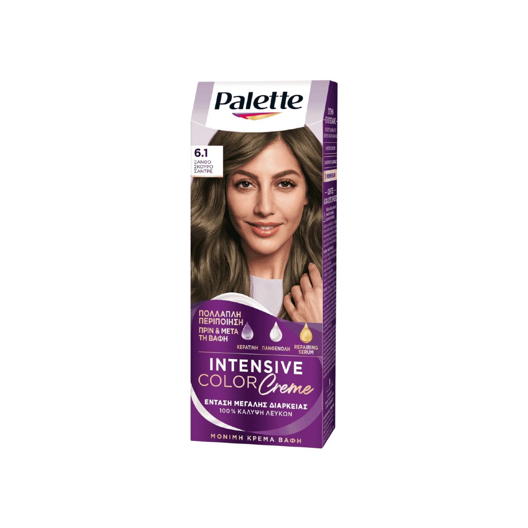 PALETTE ICC 6.1 ΞΑΝΘΟ ΣΚΟΥΡΟ ΣΑΝΤΡΕ