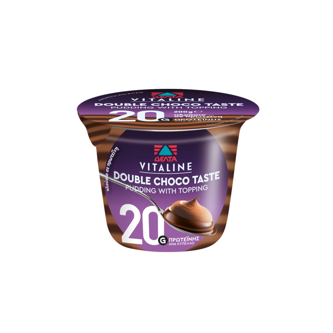 ΔΕΛΤΑ VITALINE ΠΟΥΤΙΓΚΑ DOUBLE CHOCO 200ΓΡ