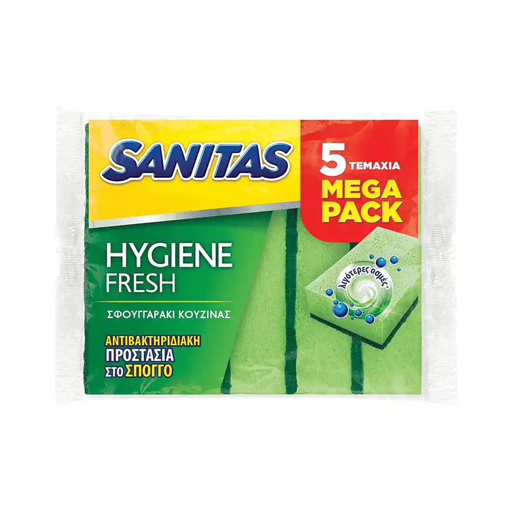 SANITAS ΣΦΟΥΓΓΑΡΑΚΙ ANTIBACTERIAL 5Τ