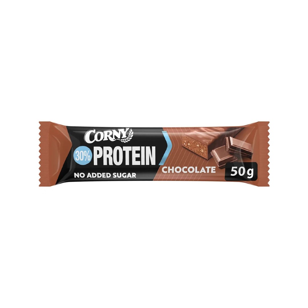 CORNY ΜΠΑΡΑ PROTEIN 30% ΣΟΚΟΛΑΤΑ Χ.ΖΑΧΑΡΗ 50ΓΡ