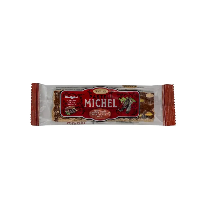 PASTELI MICHEL ΜΑΝΤΟΛΑΤΟ ΜΕ ΧΑΡΟΥΠΙ-ΣΟΚΟΛΑΤΑ 65ΓΡ