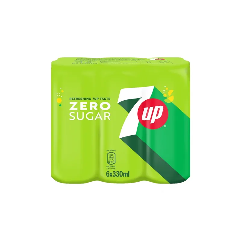 7UP ZERO FREE SLEEK     CAN ΚΟΥΤΙ 6*330ML