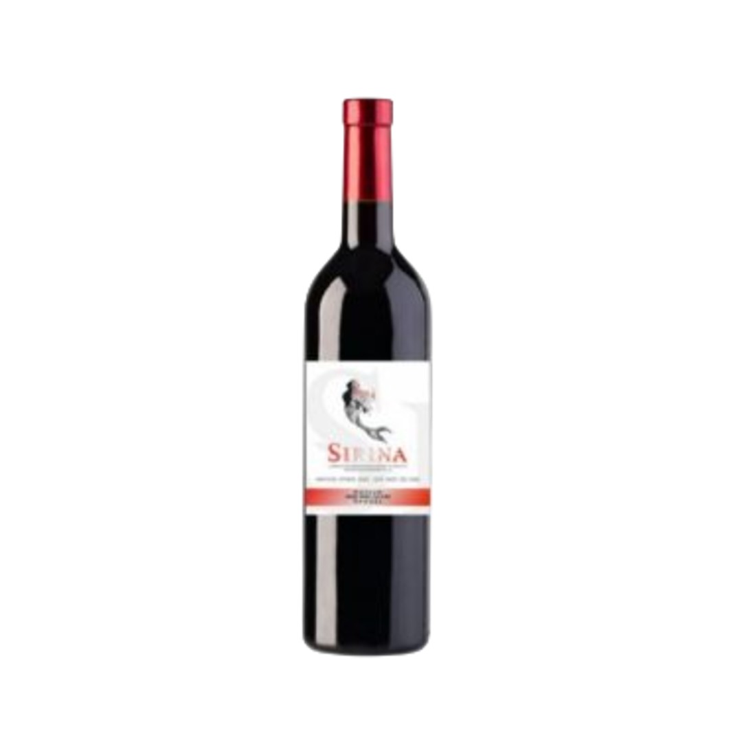 ΚΡΑΣΙ SIRINA ΗΜΙΓΛΥΚΟ ΕΡΥΘΡΟ 750ML