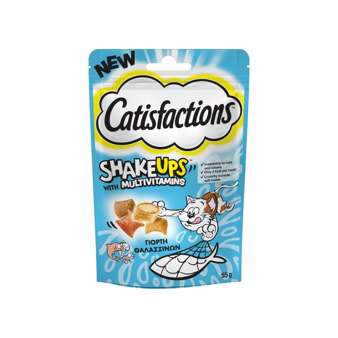 CATISFACTION SHAKE UPS MULTIV.ΘΑΛΑΣΙΝΩΝ 55ΓΡ