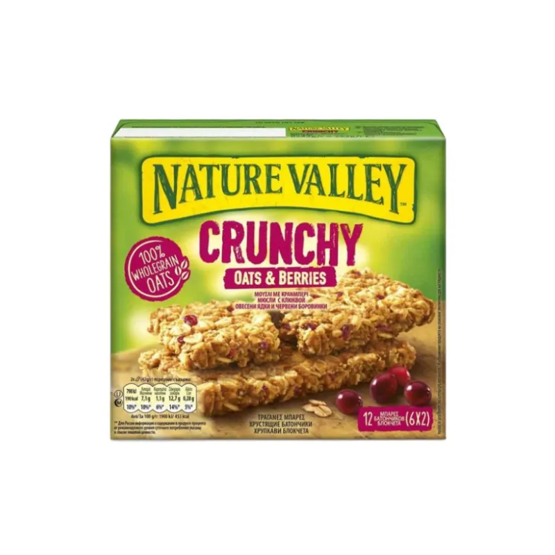 NATURE VALLEY ΜΠΑΡΕΣ ΜΟΥΣΛΙ CRANBERRY 5*42ΓΡ