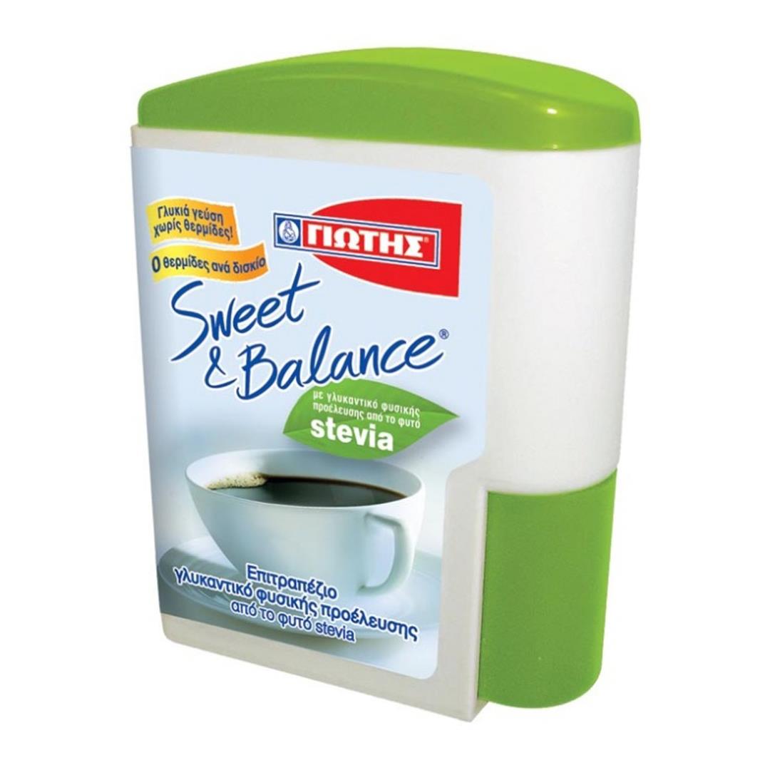 SWEET&BALANCE STEVIA ΣΕ ΔΙΣΚΙΑ 100Τ 6.5ΓΡ