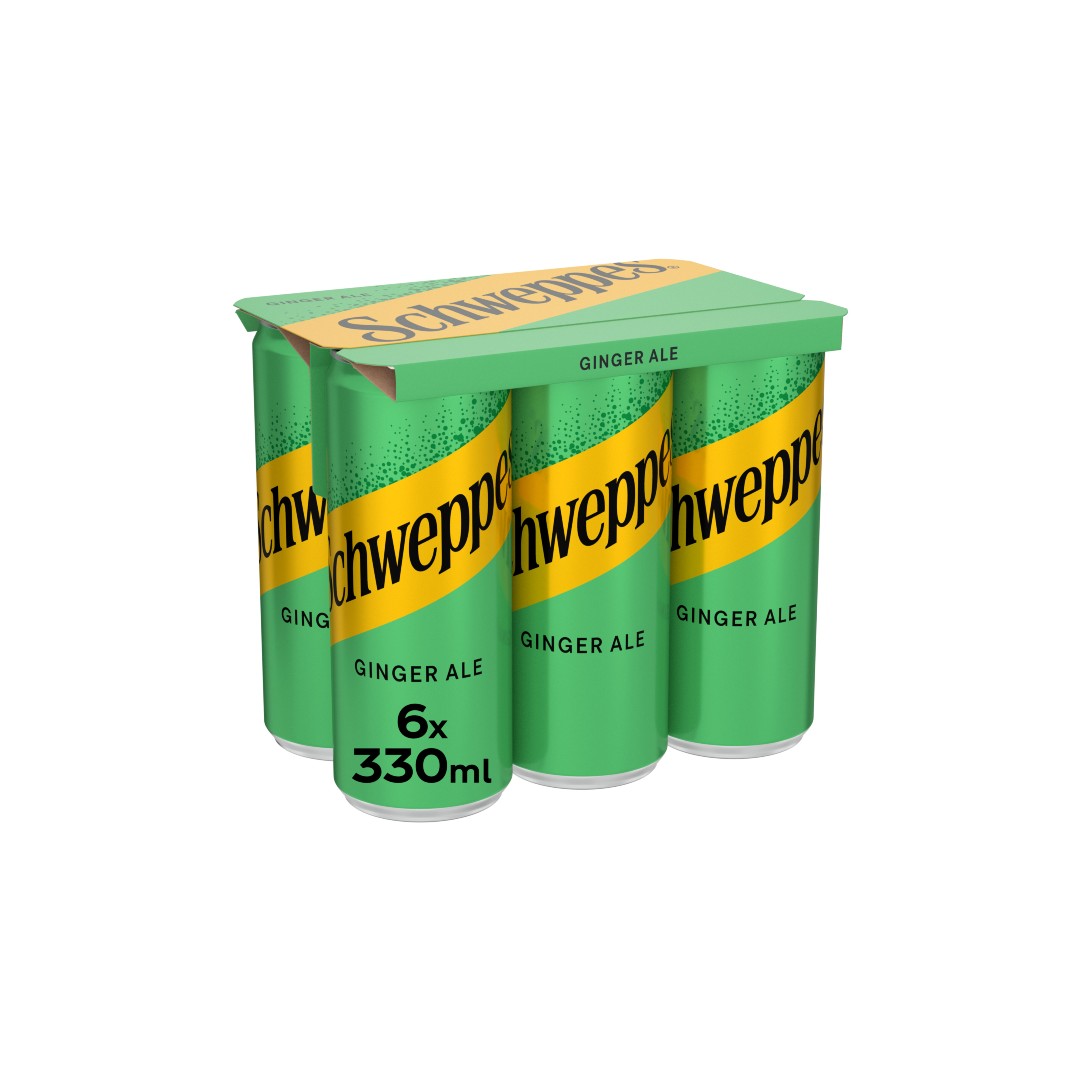 SCHWEPPES GINGER ALE SLK 6*330ML