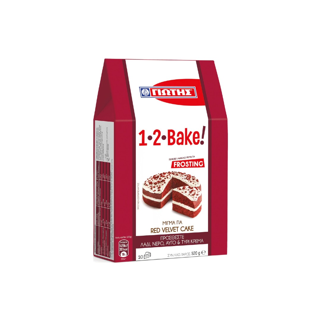 ΓΙΩΤΗΣ 1.2.BAKE ΜΙΓΜΑ RED VELVET 520ΓΡ