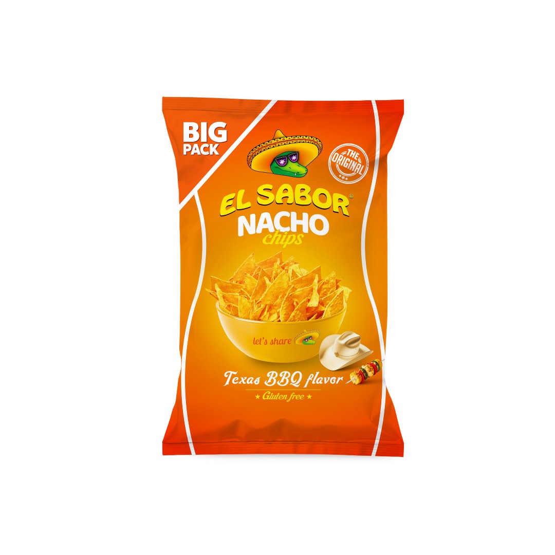 EL SABOR NACHO CHIPS BBQ Χ.ΓΛ. 180ΓΡ