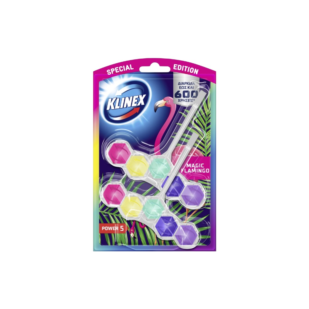 KLINEX WC BLOCK MAGIC FLAMINGO 2*50ΓΡ