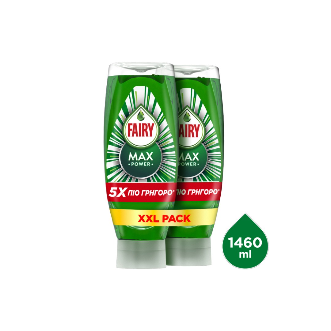 FAIRY ΥΓΡΟ ΠΙΑΤΩΝ MAX POWER ΚΑΝΟΝΙΚΟ 1460ML