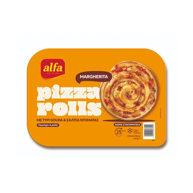 ALFA PIZZA ROLLS ΜΑΡΓΑΡΙΤΑ ΚΤΨ 540ΓΡ