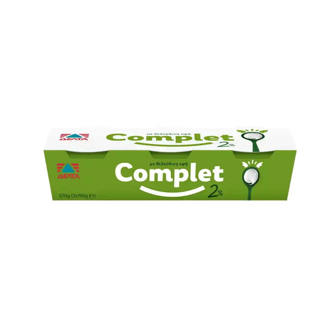 ΔΕΛΤΑ COMPLET 2% 3*190ΓΡ