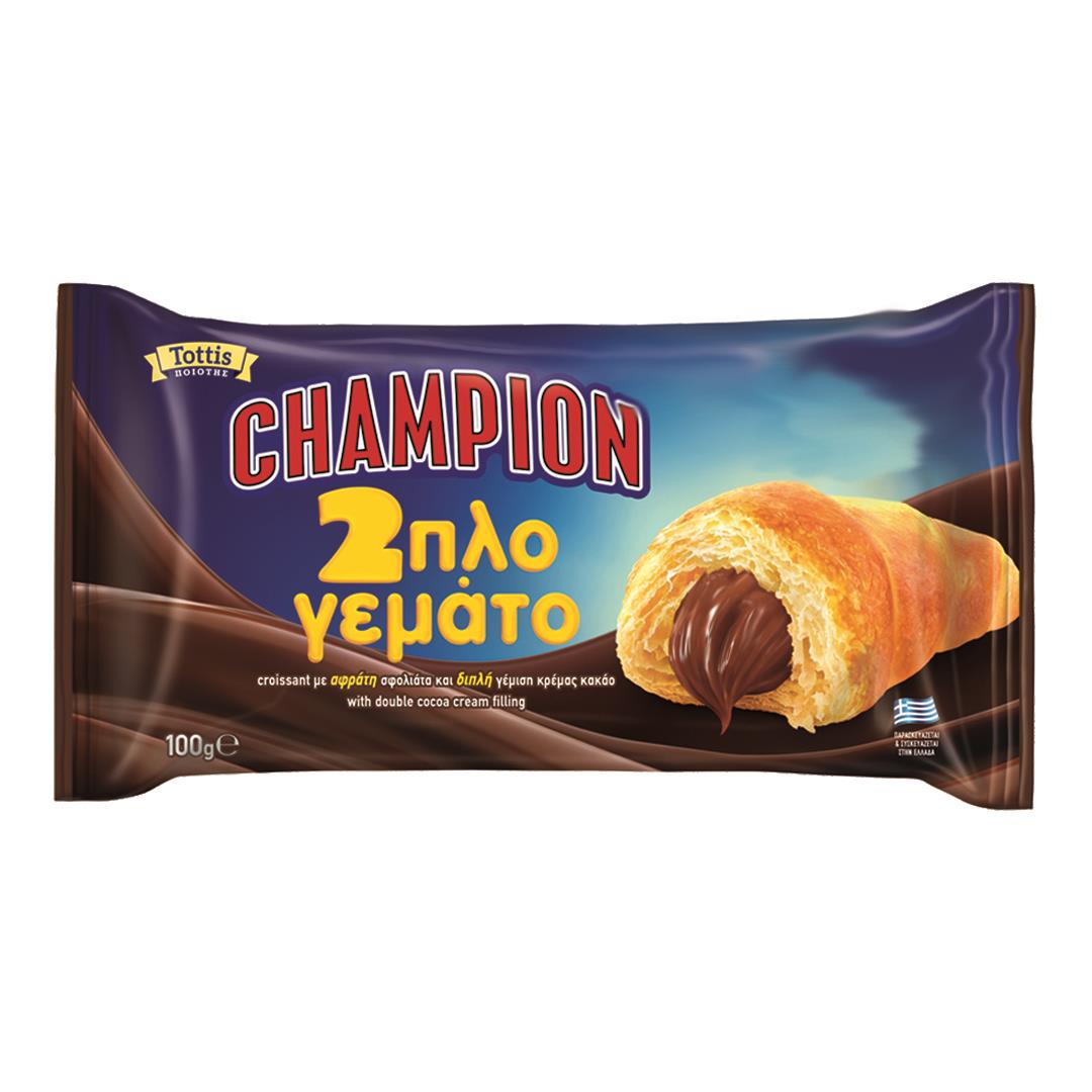 CHAMPION ΚΡΟΥΑΣΑΝ ΔΙΠΛΗ ΚΡΕΜΑ ΚΑΚΑΟ 100ΓΡ