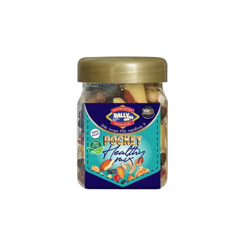 BALLY NUTS ΞΗΡΟΙ ΚΑΡΠΟΙ HEALTHY MIX POCKET 130ΓΡ