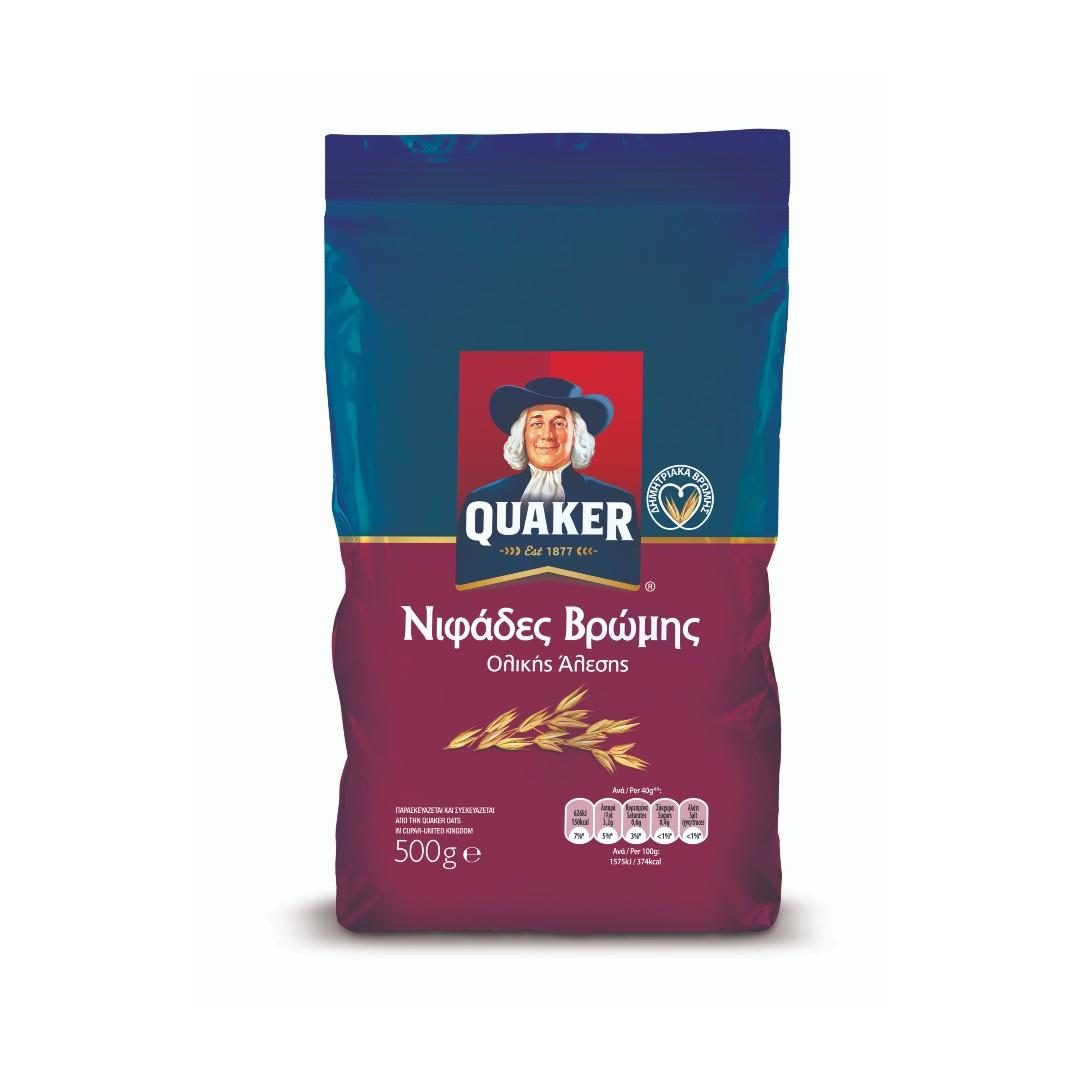 QUAKER CEREAL OATS 500ΓΡ