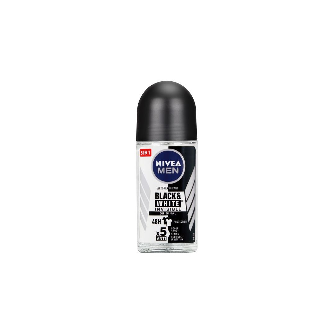 NIVEA MEN ROLL-ON BL&WH POWD.50ML