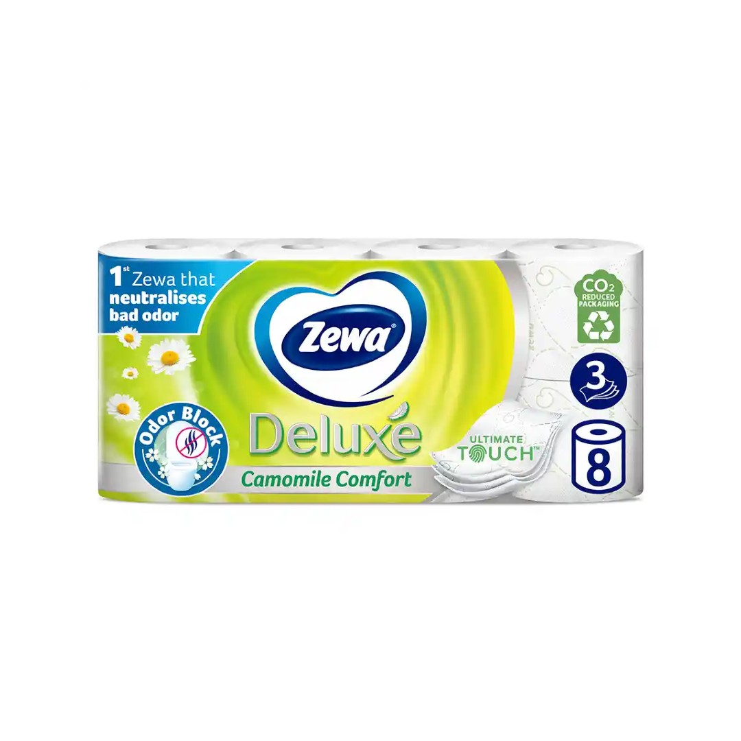 ZEWA Χ.ΥΓΕΙΑΣ DELUXE 8ΑΡΙ ΧΑΜΟΜΗΛΙ 704ΓΡ