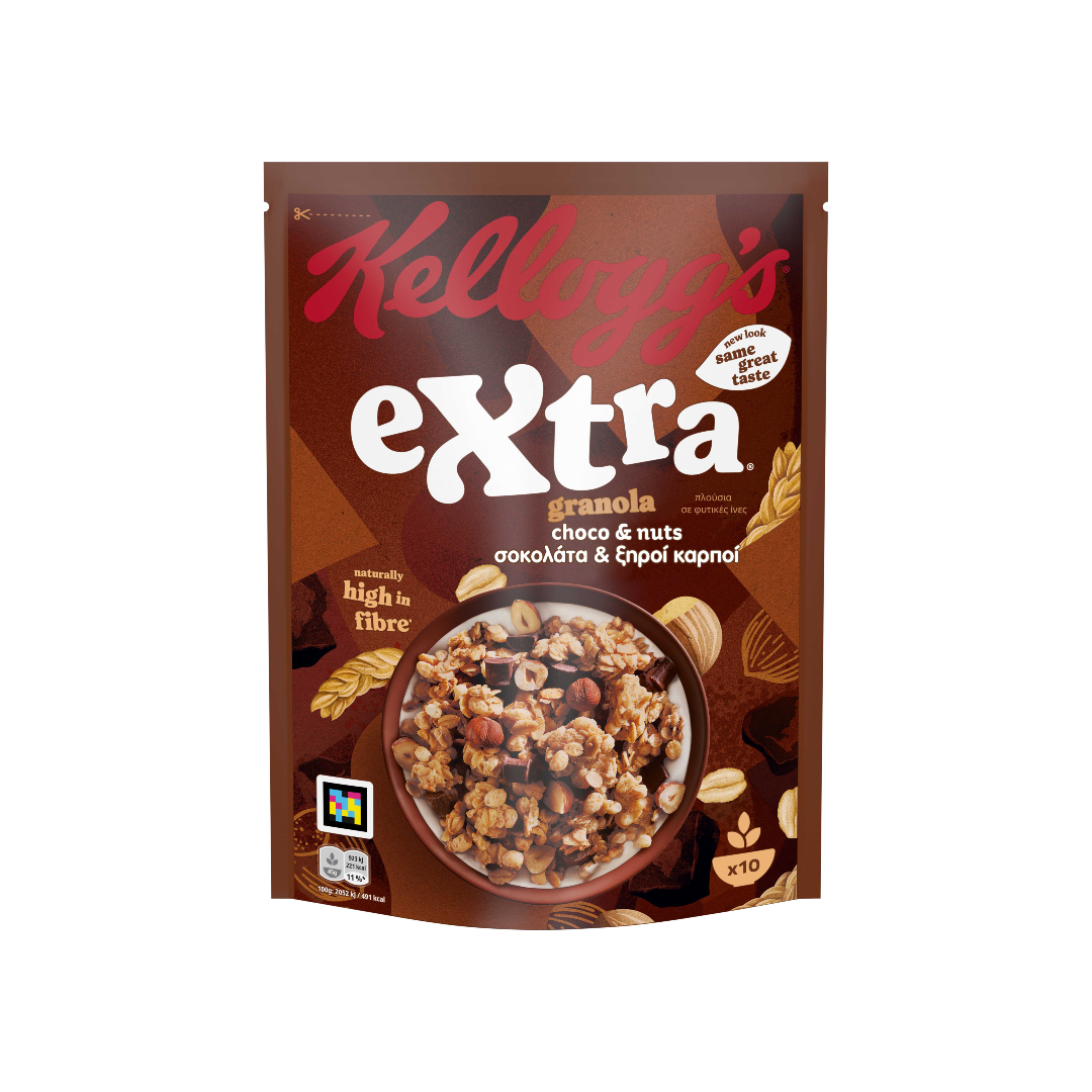 KELLOGGS EXTRA GRANOLA CHOCO & NUTS 450ΓΡ