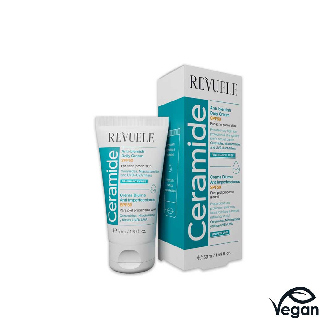 REVUELE DAILY CREAM DERMA FOC.ANTI-BLEM.SPF50 50ML