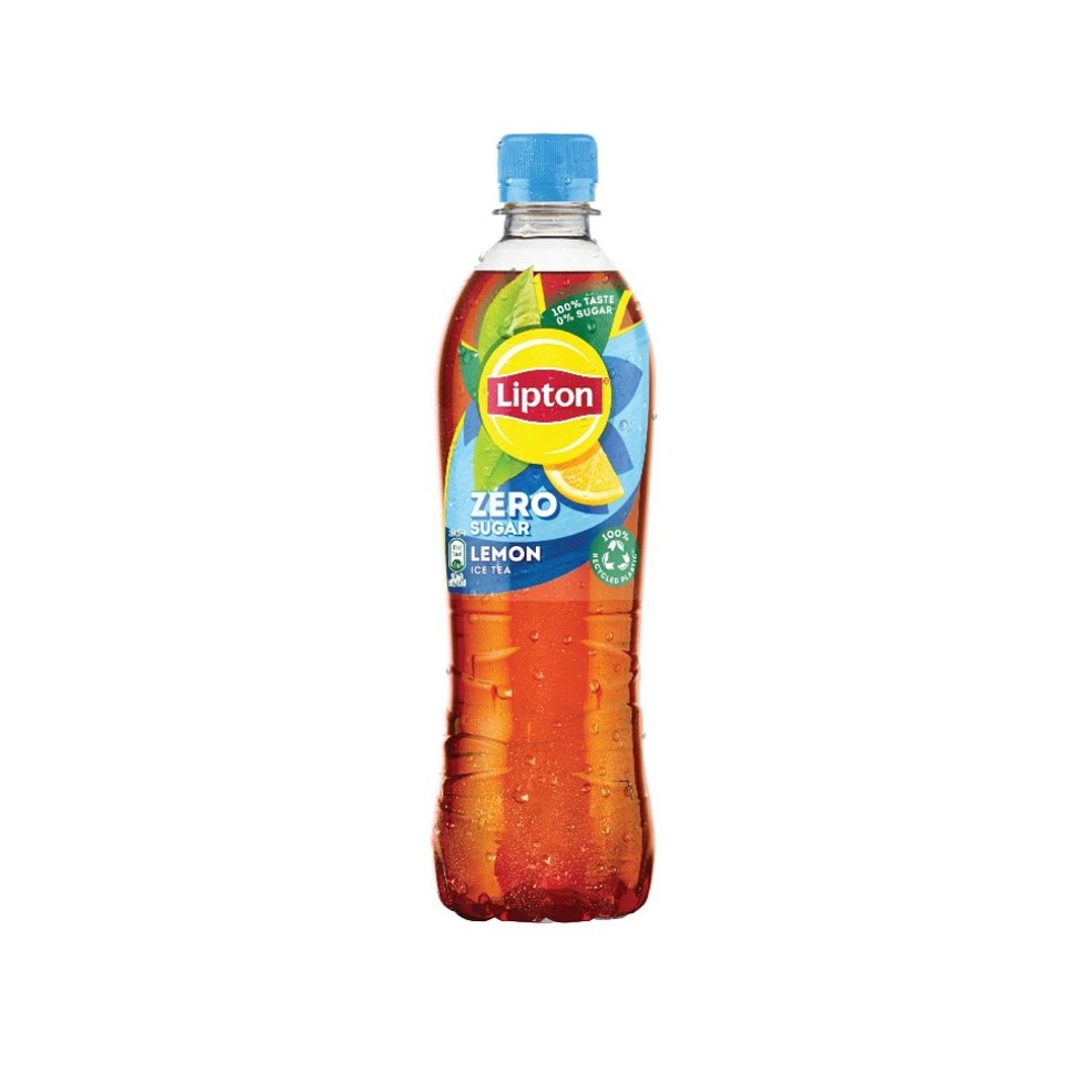LIPTON BLACK LEMON ZERO SUGAR 500ML