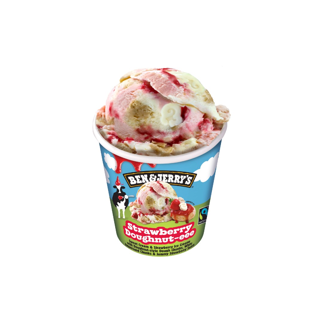 ΠΑΓ ΚΥΠ B&J STRAWDOUGNUT 393ΓΡ