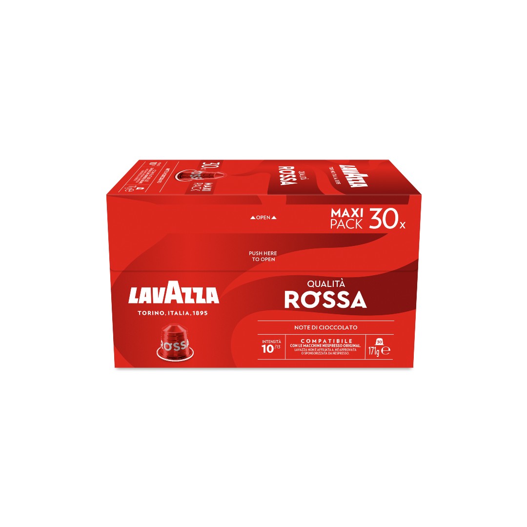 LAVAZZA ΚΑΨΟΥΛΕΣ ΚΑΦΕ QUAL.ROSSA NCC 30*5.7ΓΡ