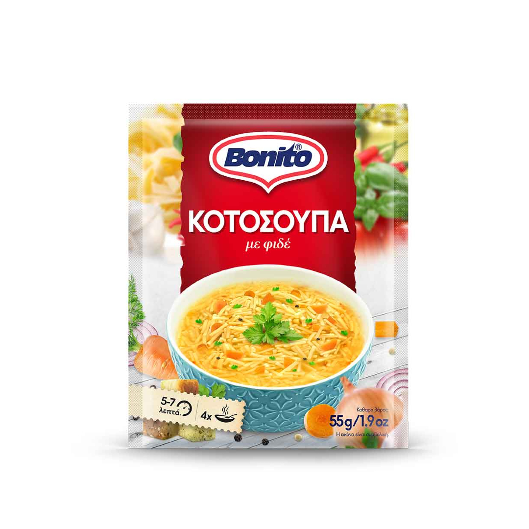 BONITO ΚΟΤΟΣΟΥΠΑ ΜΕ ΦΙΔΕ 55ΓΡ