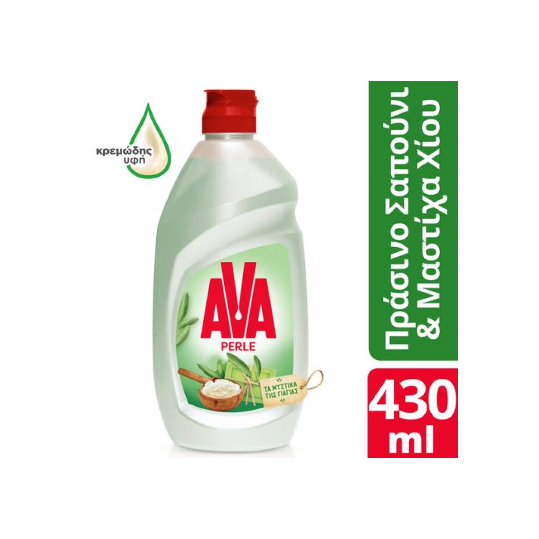AVA PERLE ΥΓΡΟ ΠΙΑΤΩΝ SOAP & MASTIC 430ML