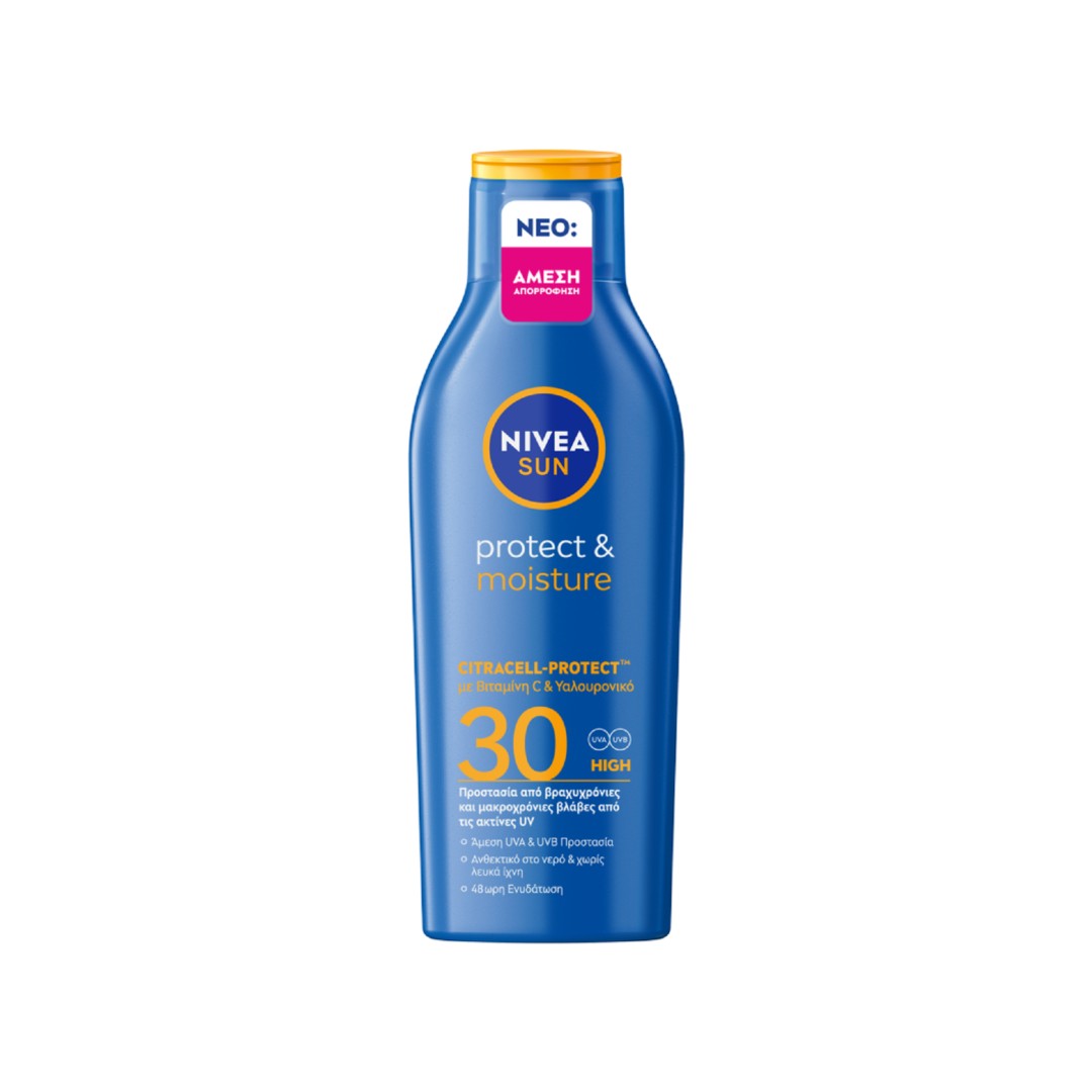 NIVEA SUN PROTECT & MOISTURE LOTION SPF30 200ML