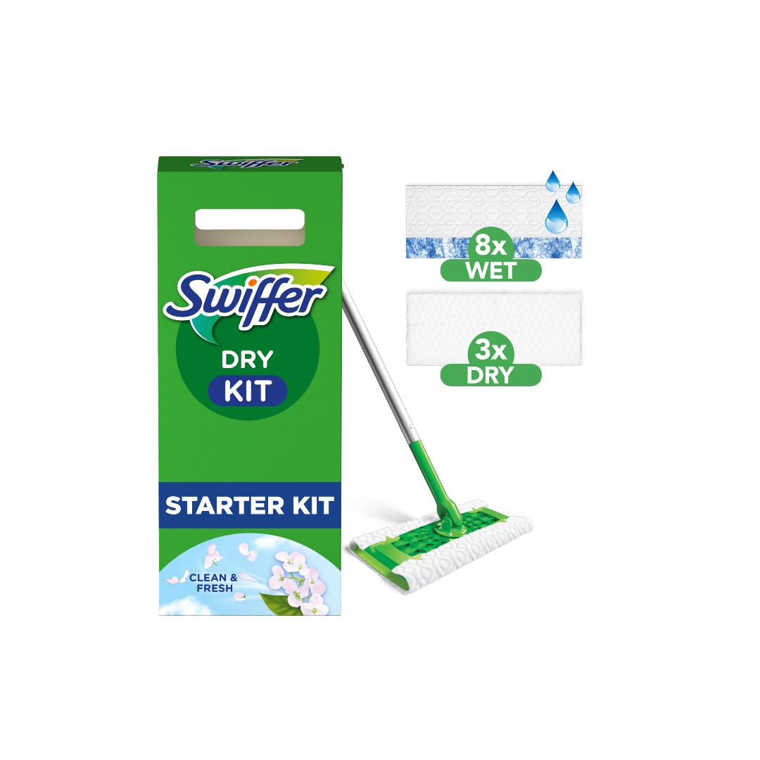 SWIFFER OOB 6X(ΕΤΟΙΜΗ ΣΚΟΥΠΑ+8D+3W)