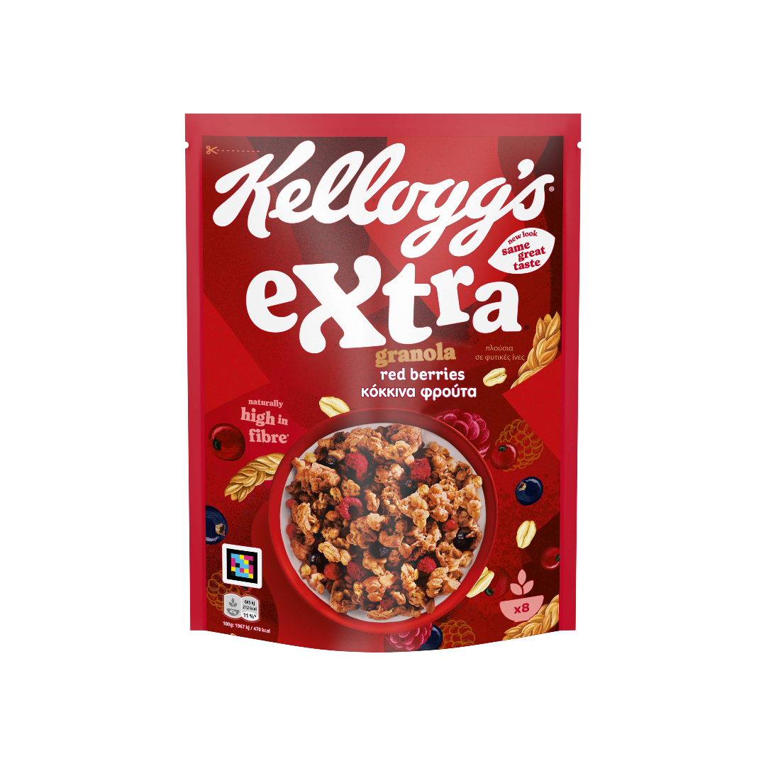 KELLOGGS EXTRA GRANOLA RED FRUIT 400ΓΡ
