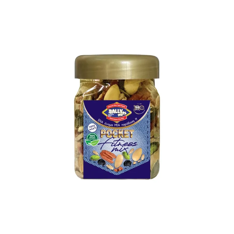 BALLY NUTS ΞΗΡΟΙ ΚΑΡΠΟΙ FITNESS MIX POCKET 130ΓΡ