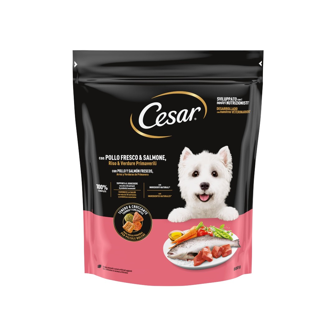 CESAR ADULT ΚΟΤΟΠΟΥΛΟ ΣΟΛΩΜΟΣ & ΛΑΧΑΝΙΚΑ 800ΓΡ