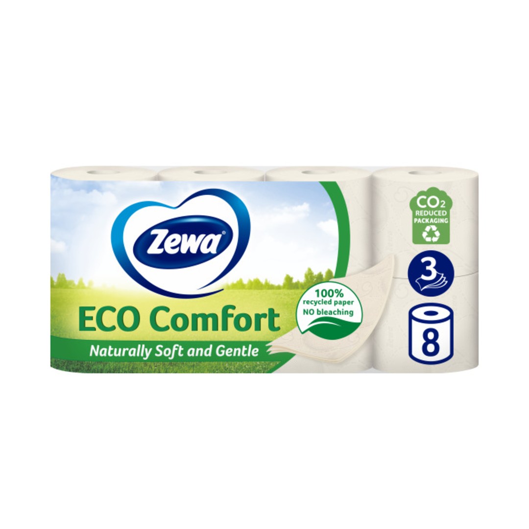 ZEWA Χ.ΥΓΕΙΑΣ ECO COMFORT 3Φ.8ΑΡΙ 752ΓΡ